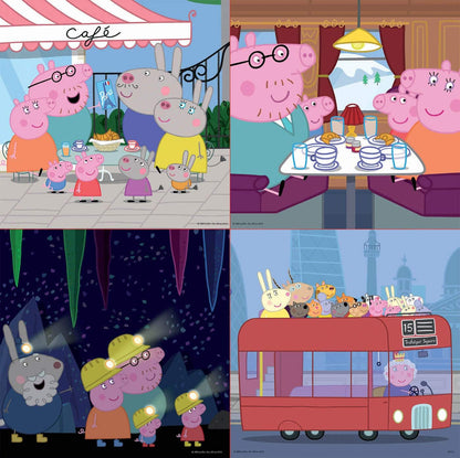 Educa 18112 Peppa Pig Suitcase with Progressive Puzzles, Assorted, Sin Talla
