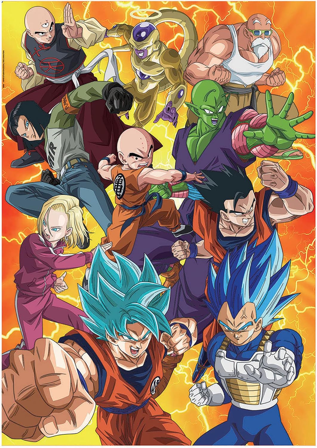 Educa Dragon Ball Super, 500-delige puzzel voor volwassenen, inclusief lijm Fix puzzel, vanaf 11 jaar (19009