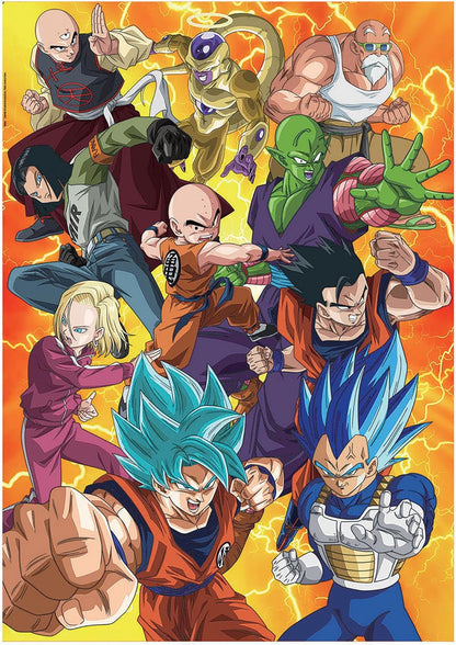 Educa Dragon Ball Super, 500-delige puzzel voor volwassenen, inclusief lijm Fix puzzel, vanaf 11 jaar (19009
