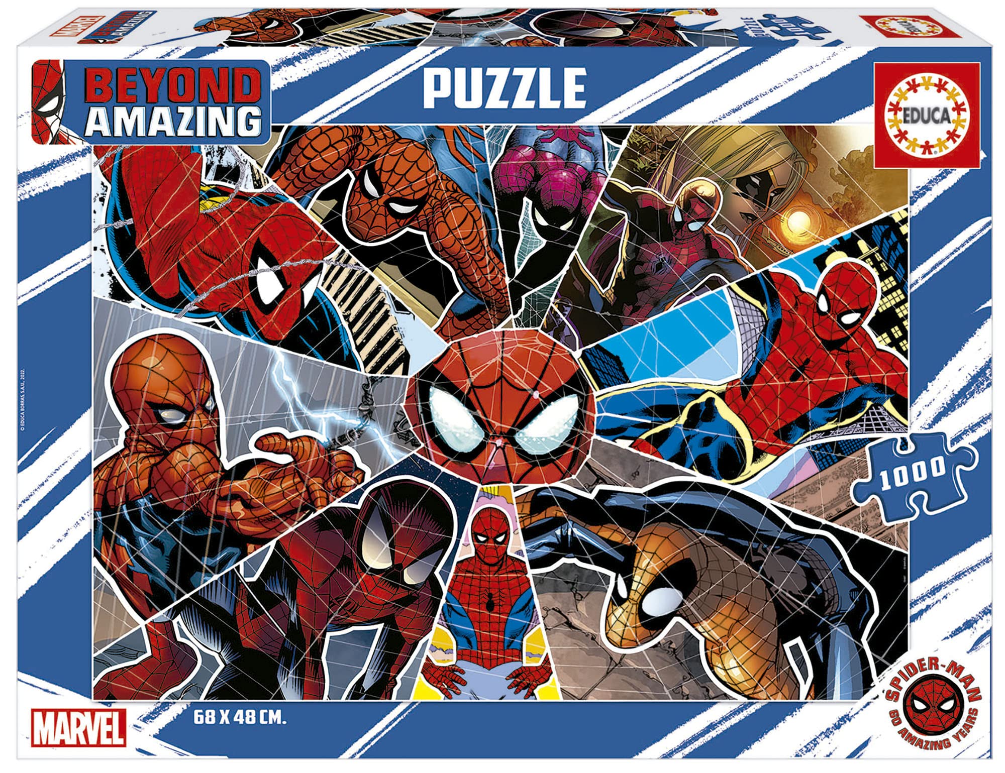Educa - 1000 pcs. Puzzle - Spider-Man Beyond Amazing (80-19487)