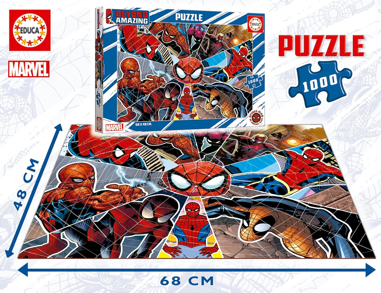 Educa - 1000 pcs. Puzzle - Spider-Man Beyond Amazing (80-19487)