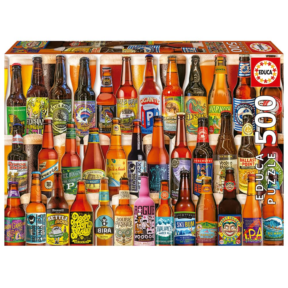 Educa 19610 500 Craft Beers, Varied