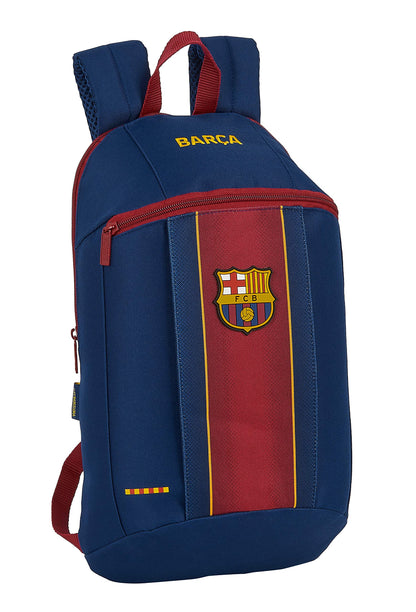 safta FC Barcelona Mini Everyday Backpack 20/21 220 x 100 x 390 mm, Navy/Garnet Red, M Mini Backpack