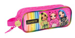 SAFTA 812220513 Rainbow High Double Pencil Case 21X8X6Cm, Multicoloured