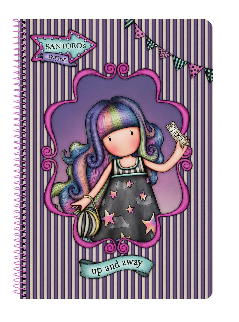 Safta -Notebook Folio 80 H. Gorjuss Fairground Up and Away 21,5X31X1Cm, Multicolor (522219066)
