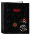 Ring Binder Stranger Things Black A4 27 X 33 X 6 Cm