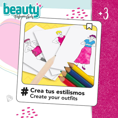 COLORBABY 46891 Fashion Design Studio. Create Your Styles. with More Than 170 conbinations, Multicoloured