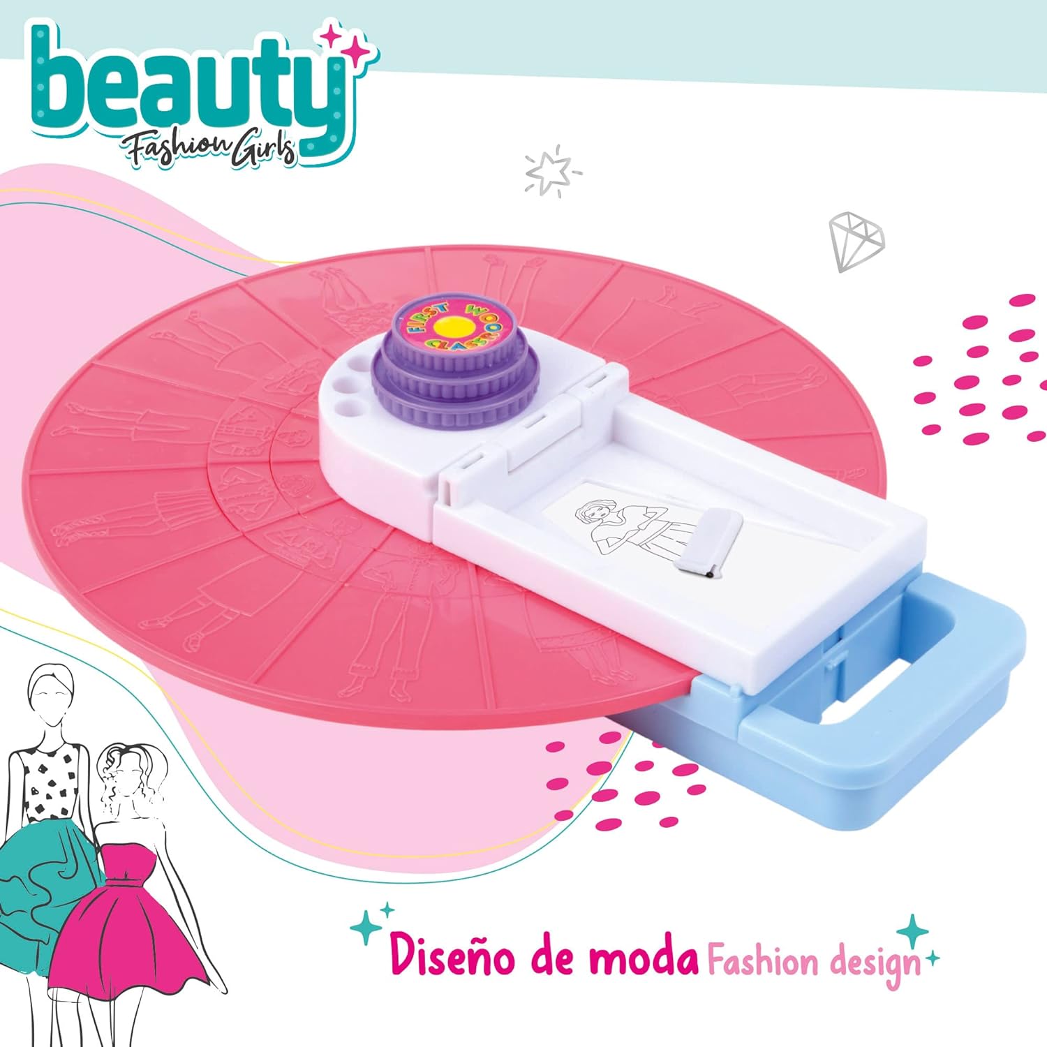 COLORBABY 46891 Fashion Design Studio. Create Your Styles. with More Than 170 conbinations, Multicoloured