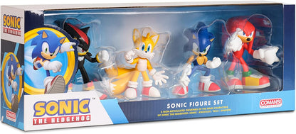 Comansi Sonic Colection Set (4 Figurines: Sonic, Shadow, Knuckles, Tails) Age 3+