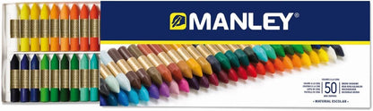 Manley 150 MNC00088 - Pencil Box with 50 Crayons