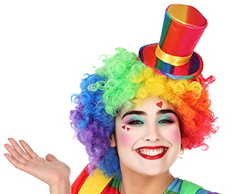 ATOSA - 58307 Mini Hat Clown Striped, Multi-Colour, One Size (58307)