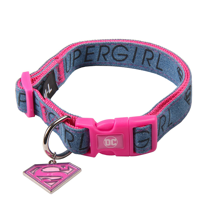 CERDÁ LIFE'S LITTLE MOMENTS Super Girl® Collar for Medium Dogs - Official Super Girl® Licensed S-M