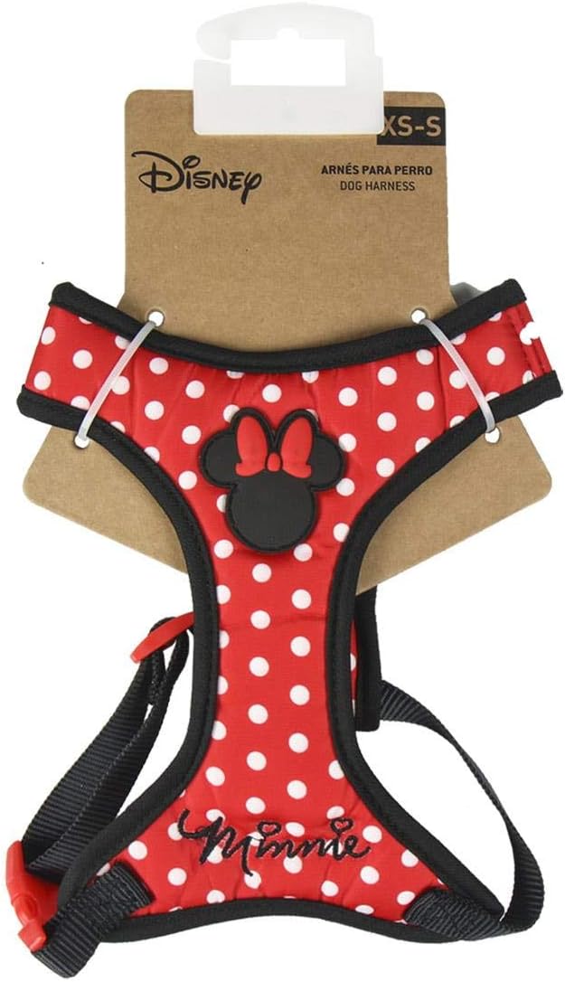 CERDÁ LIFE'S LITTLE MOMENTS - For Fan Pets | Minnie Mouse M-L Dog Harness - Official Disney License