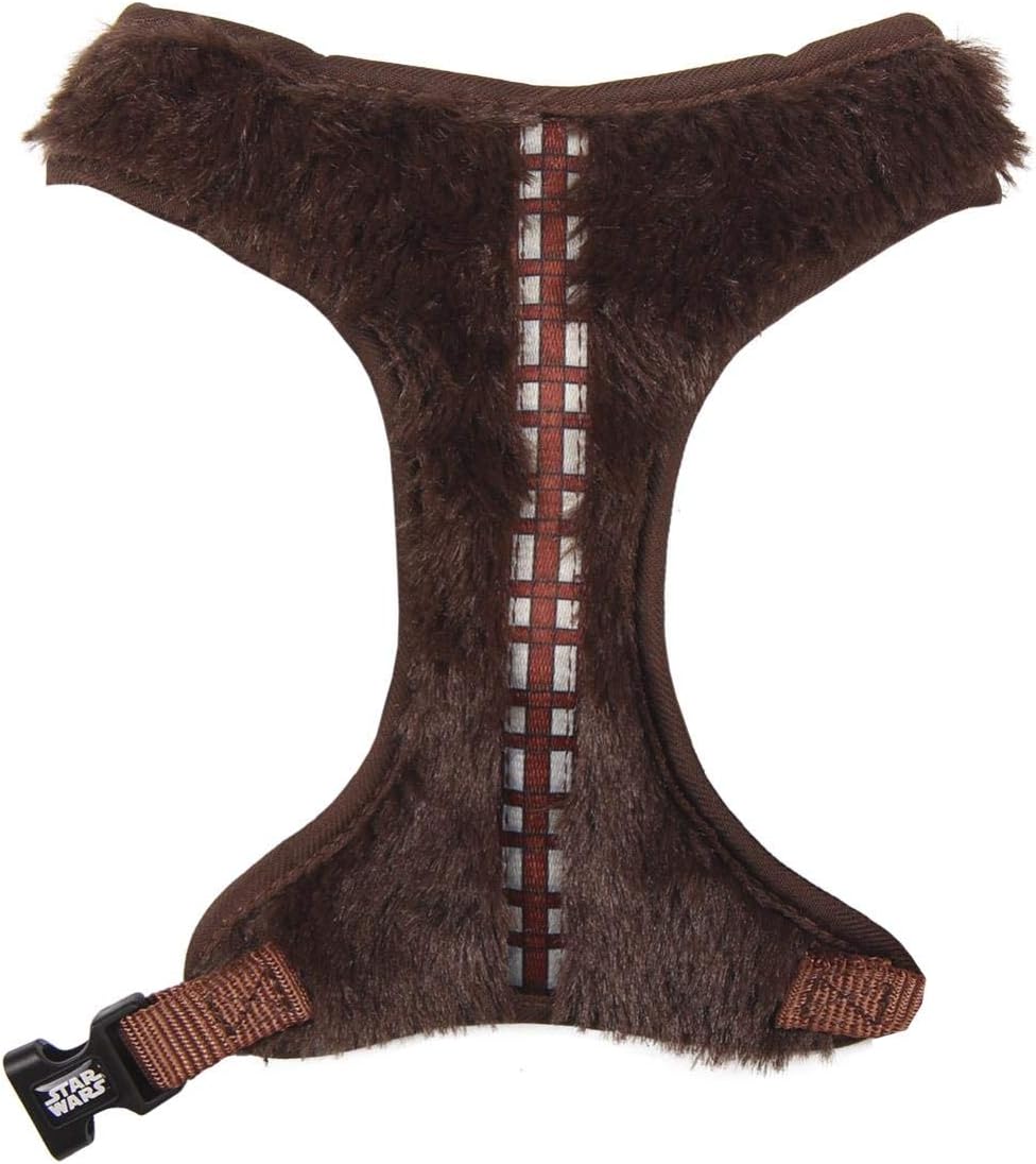 CERDÁ LIFE'S LITTLE MOMENTS - For Fan Pets | Chewbacca S-M Dog Harness - Official Disney Star Wars® Licensed