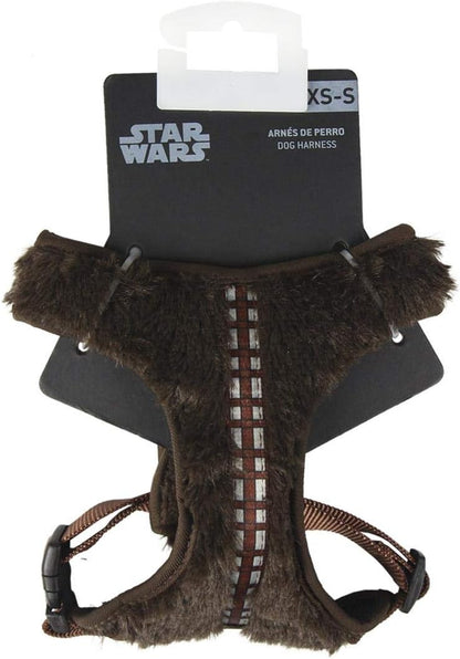 CERDÁ LIFE'S LITTLE MOMENTS - For Fan Pets | Chewbacca S-M Dog Harness - Official Disney Star Wars® Licensed