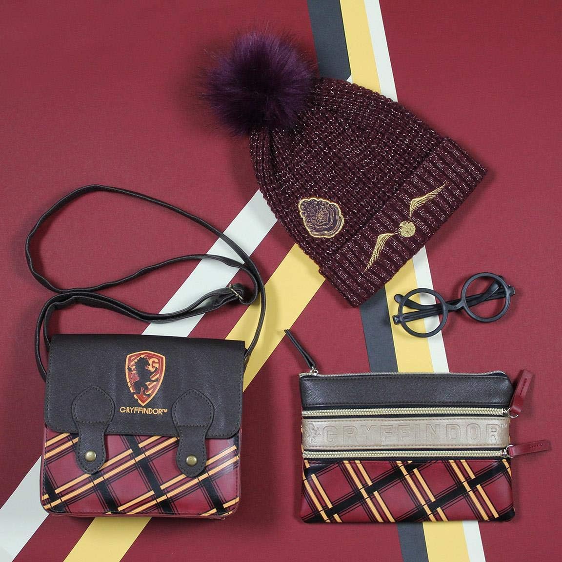 CERDÁ LIFE'S LITTLE MOMENTS Niños Estuche Plano Harry Potter Gryffindor-Licencia Oficial Warner Bros, Multicolor