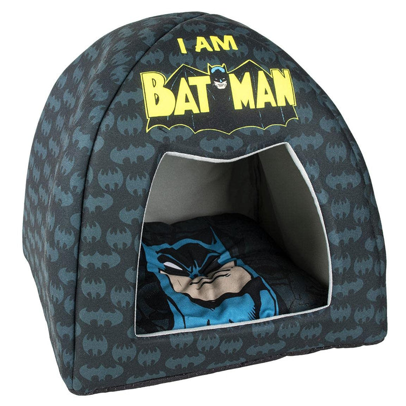 CERDÁ LIFE'S LITTLE MOMENTS - for Fan Pets | Batman Cats and Dog Bed Small Dogs - Official DC Comics Licence, Multicoloured, Single Size Einzelgröße Cave