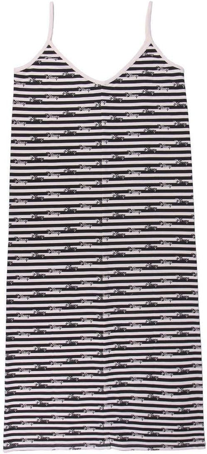 CERDÁ LIFE'S LITTLE MOMENTS Women's 2200007041_T2S-C50 Minnie Cool Dresses with Official Disney License, Black and White, Regular