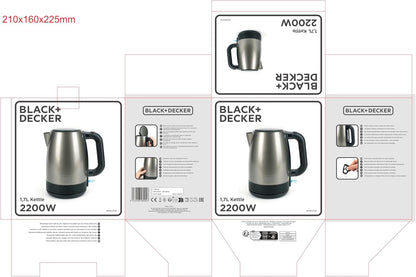 Kettle Black & Decker Es9580040B 1,7 L 2200W