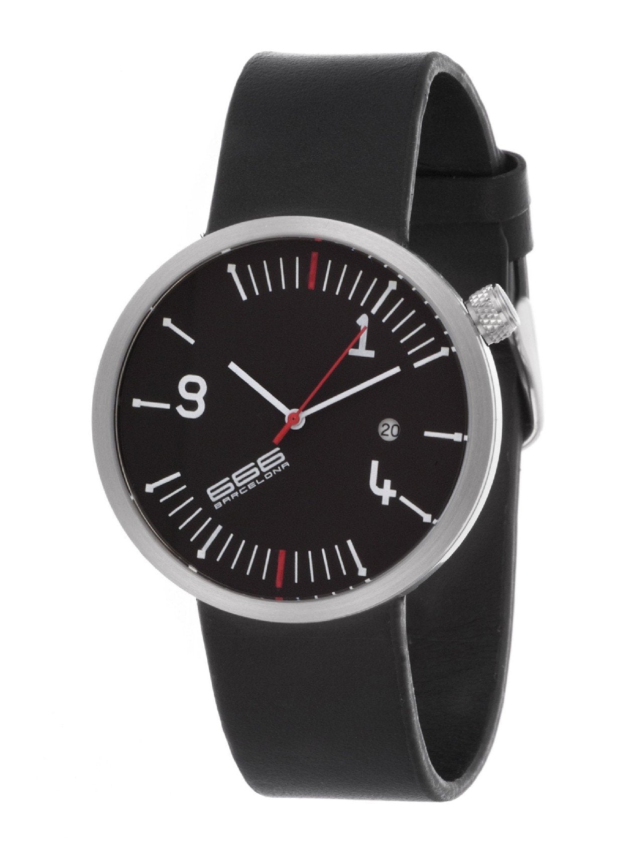 666-220 Watch 666BARCELONA Stainless Steel Black Black Man
