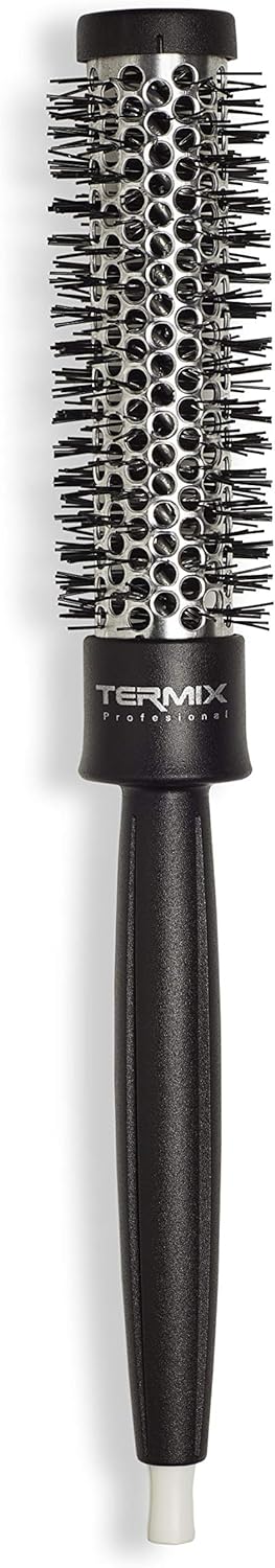 Termix Profesional Hairbrush Ø 23 mm- Aluminum Thermal Hairbrush with Nylon bristles, Ideal for All Types of Hairstyles, 2525157 23/37 mm