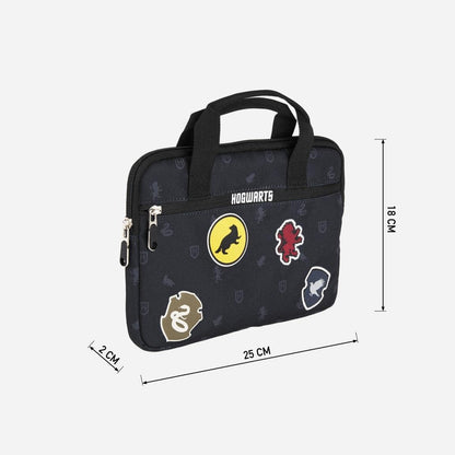 CERDÁ LIFE'S LITTLE MOMENTS - Fundas para Tablets Infantiles de Harry Potter Con Bolsillo Superior y Lateral, Asa de Mano/Colección escolar estampada - Licencia Oficial Warner Bros, Azul, Estándar