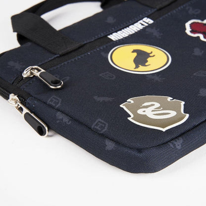 CERDÁ LIFE'S LITTLE MOMENTS - Fundas para Tablets Infantiles de Harry Potter Con Bolsillo Superior y Lateral, Asa de Mano/Colección escolar estampada - Licencia Oficial Warner Bros, Azul, Estándar