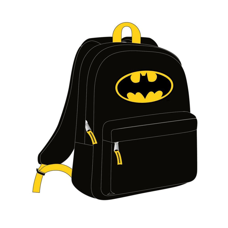 CERDÁ LIFE'S LITTLE MOMENTS Unisex Kid's Batman School Backpack for Teenagers with 2 Compartments, Ergonomic Back and Adjustable Handles Material, Multicoloured, Normal