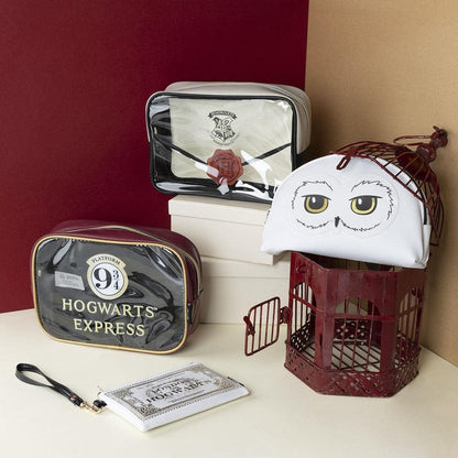Harry Potter toilettas 2 stuks, Kleur: zwart/bruin, único, casual