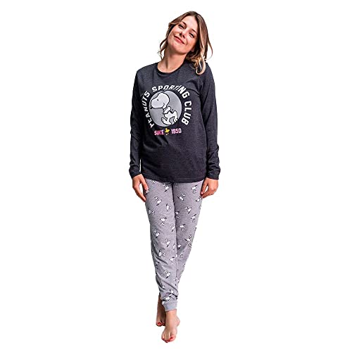 Pyjama Snoopy Lady Grey (Size: Xs)