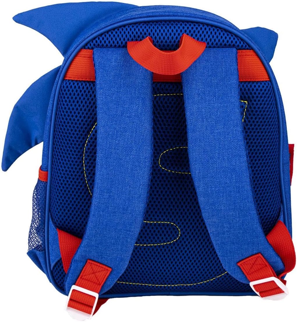 CERDÁ LIFE'S LITTLE MOMENTS Unisex Kid's Sonic School Bag Backpack, Multicolor, Standard
