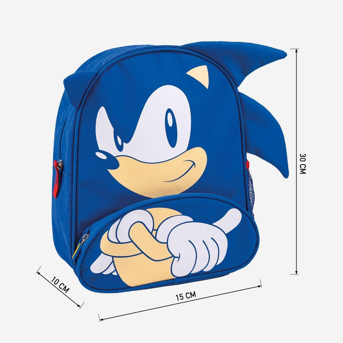 CERDÁ LIFE'S LITTLE MOMENTS Unisex Kid's Sonic School Bag Backpack, Multicolor, Standard