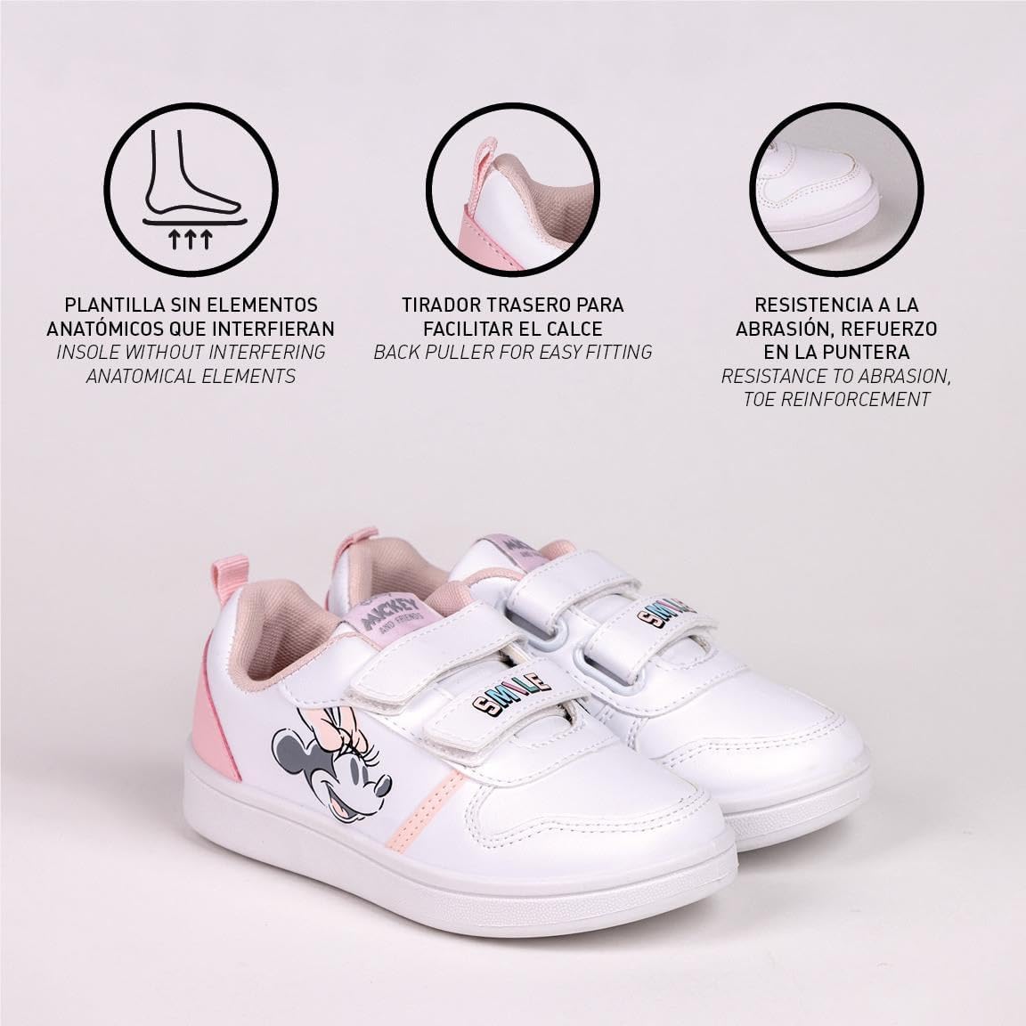 Disney Unisex Kids Minnie Mouse SneakersSneaker