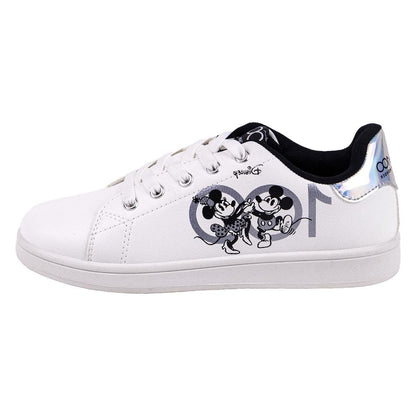 Disney Unisex Kid's Mickey Und Minnie Mouse Sneakers 1 UK White