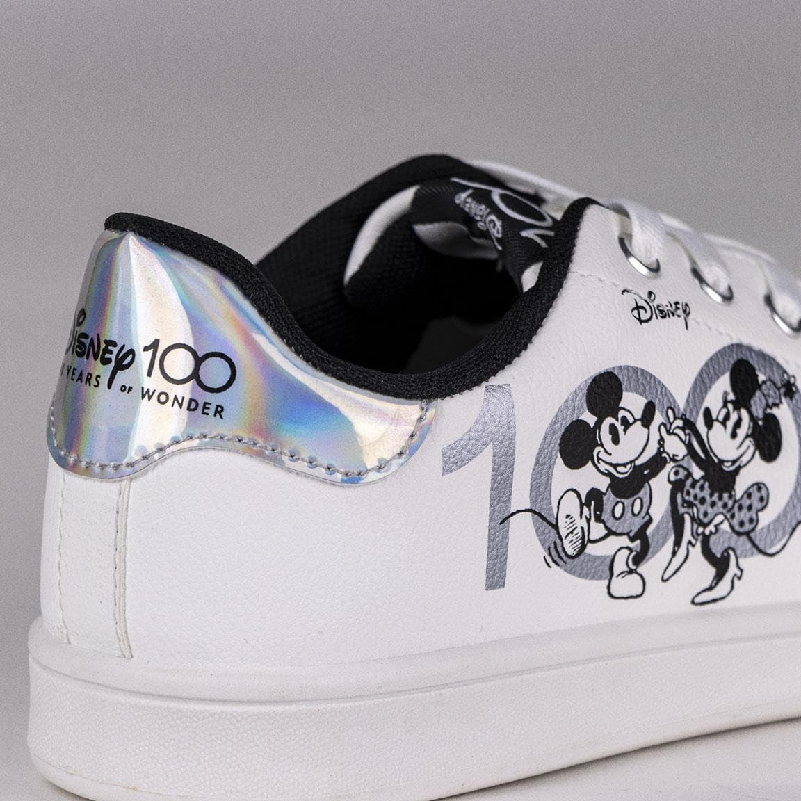 Disney Unisex Kid's Mickey Und Minnie Mouse Sneakers 1 UK White