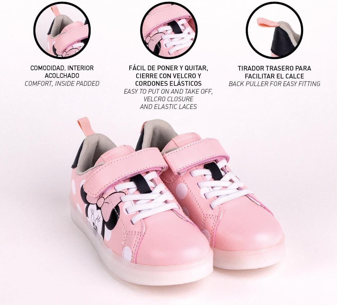 Disney: Minnie Pink (Scarpa Sportiva Con Luci Tg. 30)