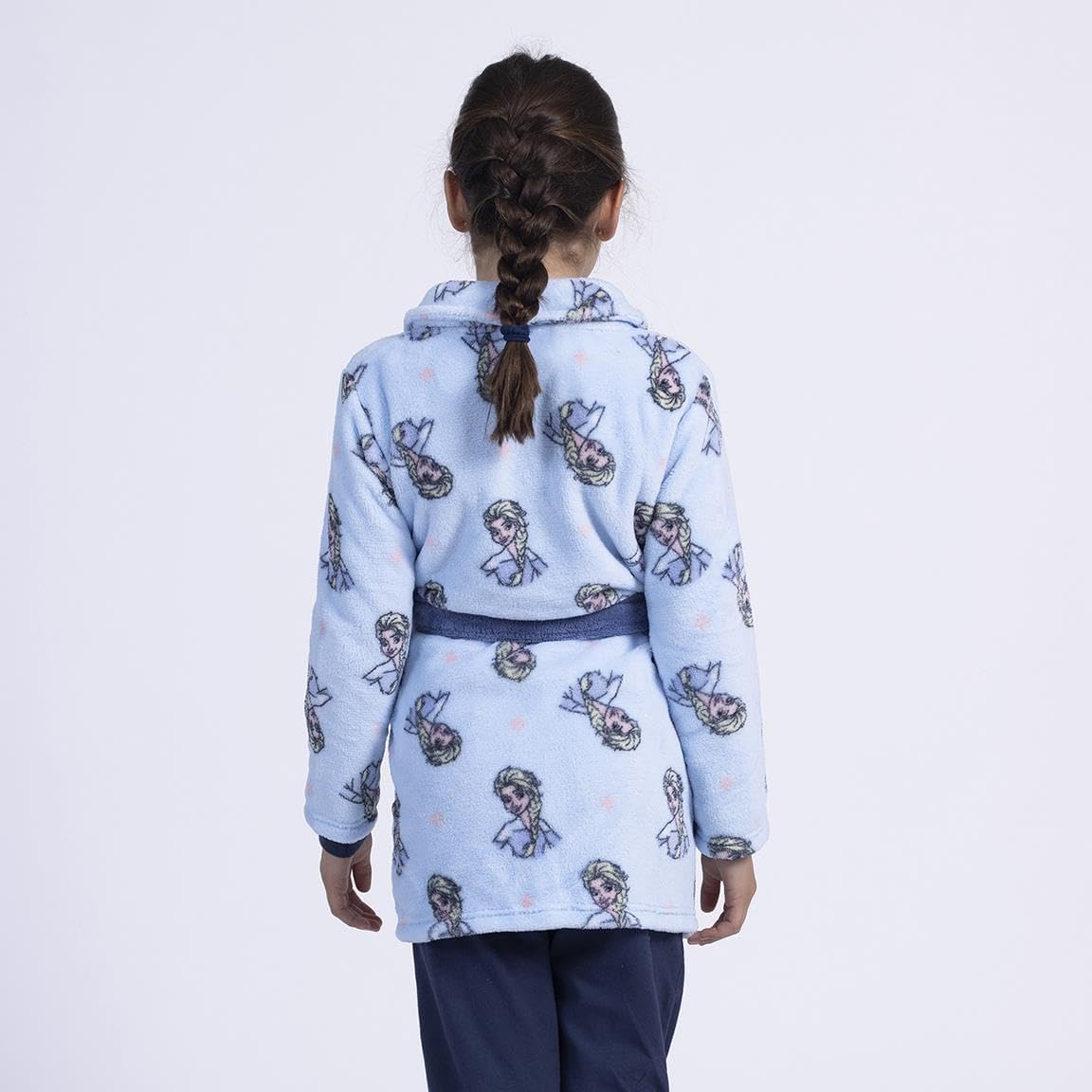 Children`S Dressing Gown Frozen Light Blue (Size: 6 Years)