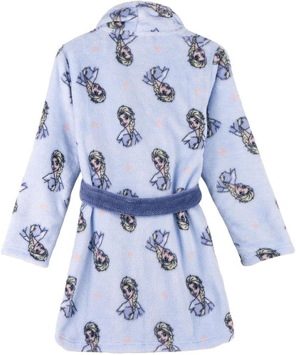 Children`S Dressing Gown Frozen Light Blue (Size: 6 Years)