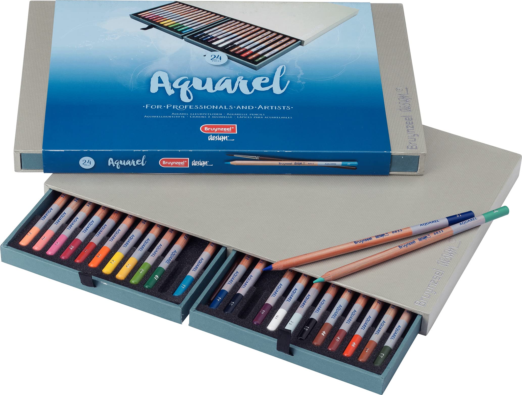 AQUAREL BOX 24 POTLODEN