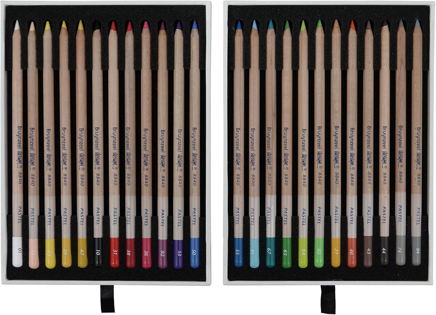 Bruynzeel Design Pastel Pencils 24-Piece Set in Box