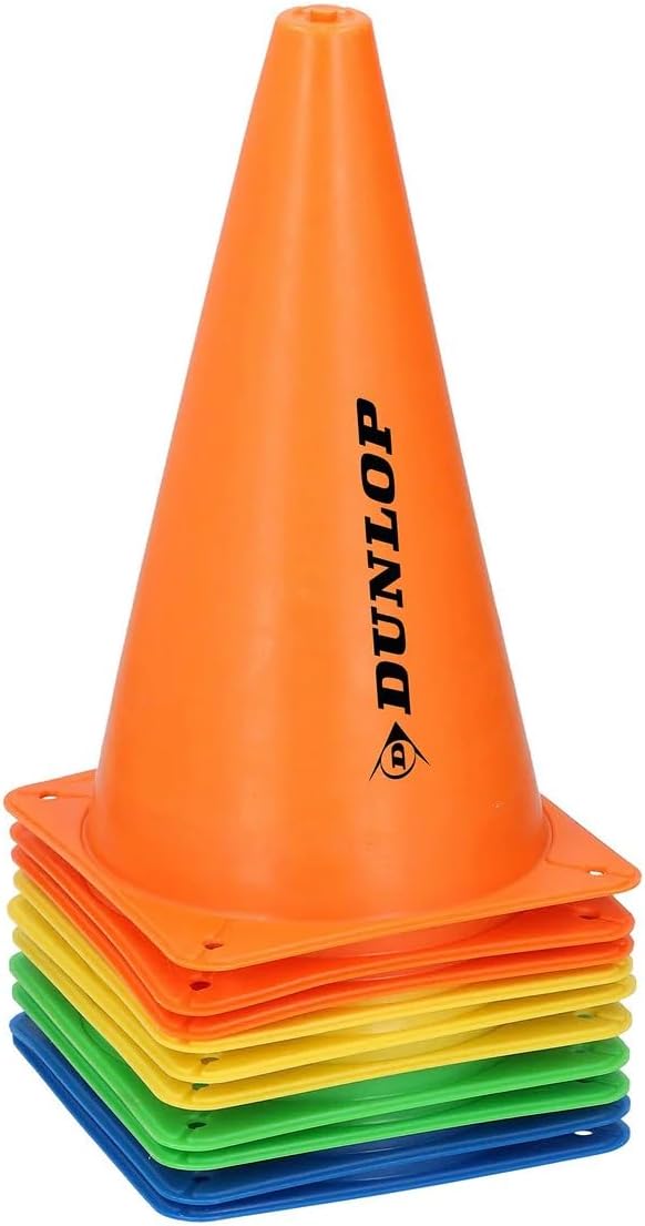 Pack 10 CONOS DE ENTRENAMIENTO DUNLOP