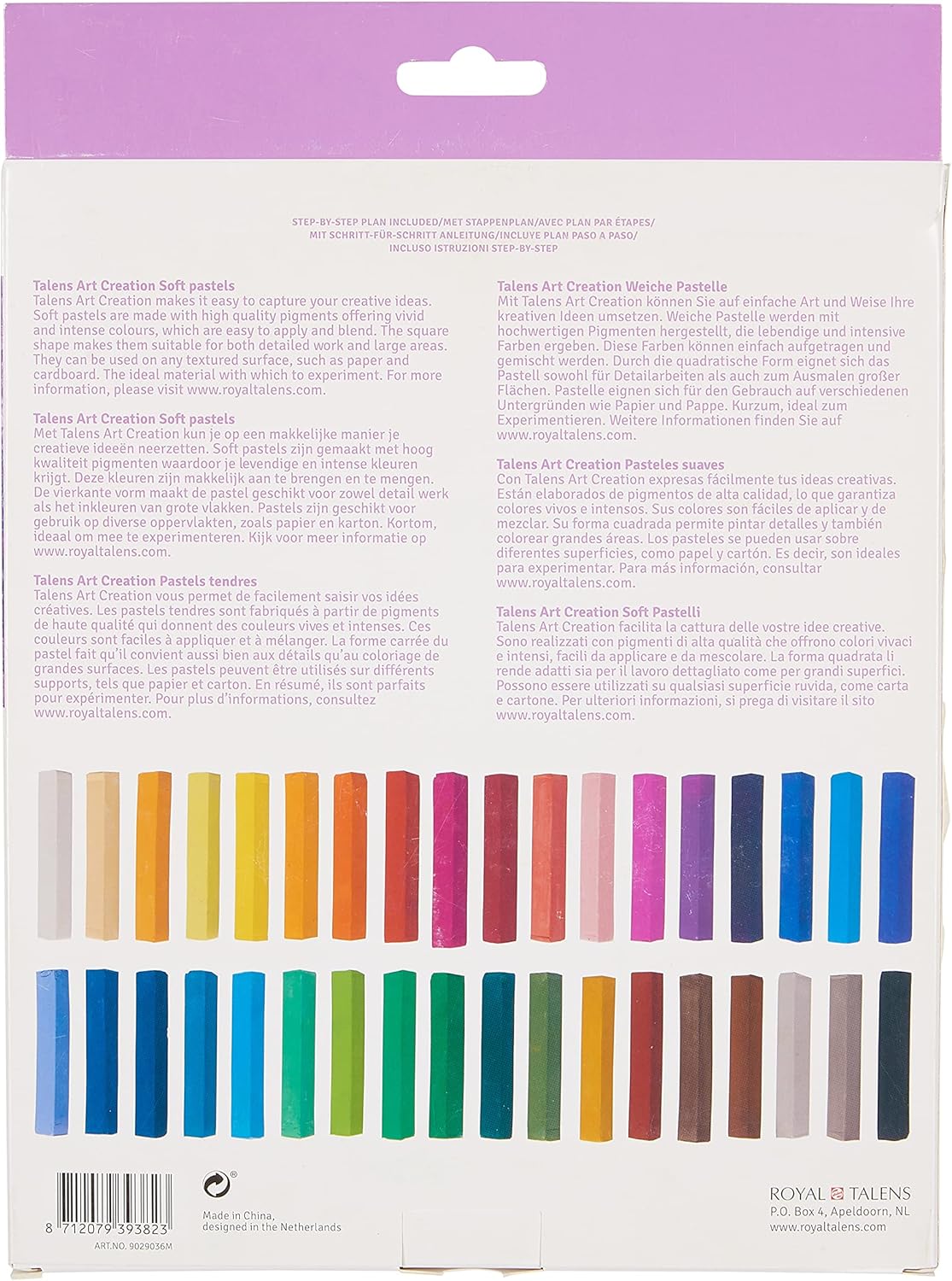 Talens Art Creation Soft Pastels 36-Piece Set