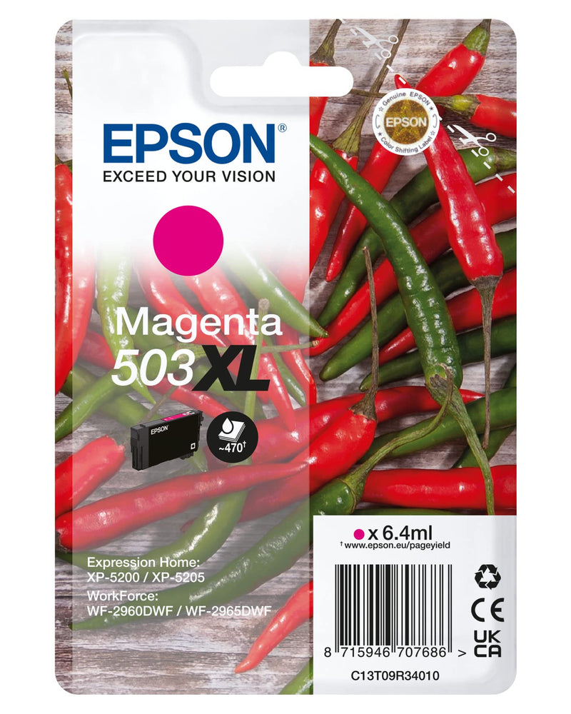 Epson Ink/503XL Chillies 6.4ml MG SC SEC