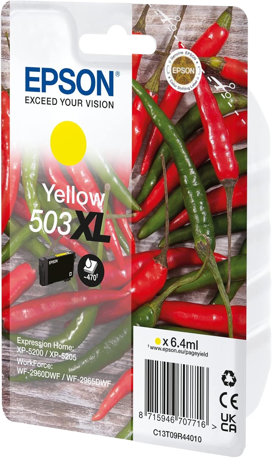 Epson Ink/503XL Chillies 6.4ml YL SC SEC