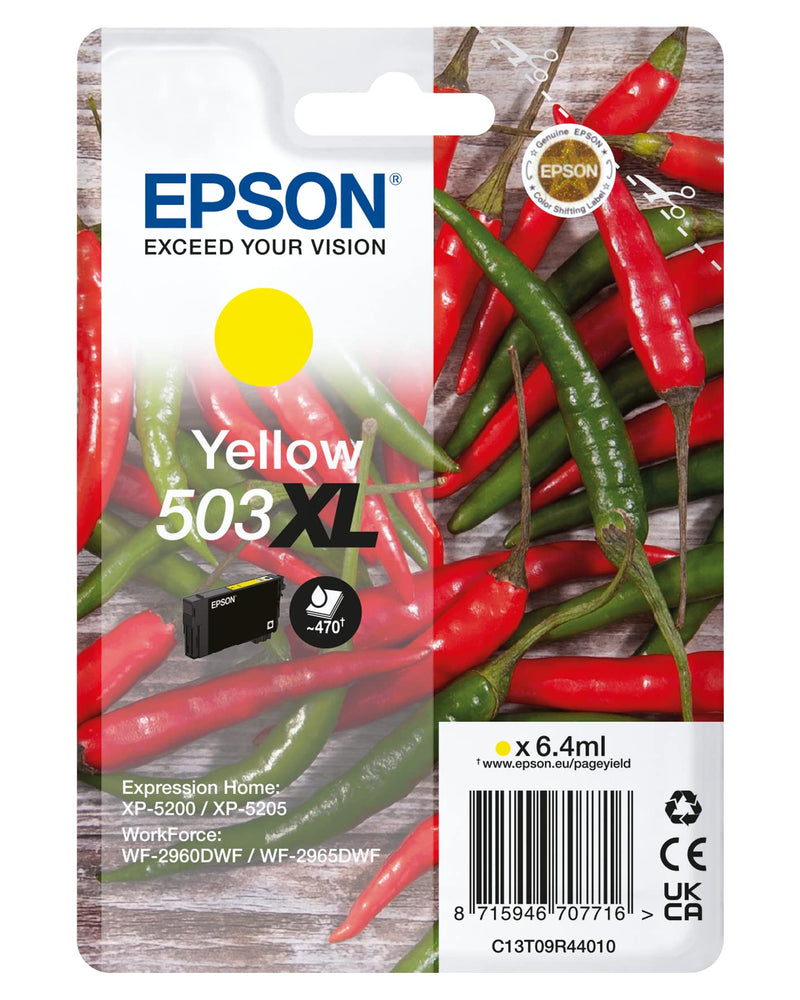 Epson Ink/503XL Chillies 6.4ml YL SC SEC