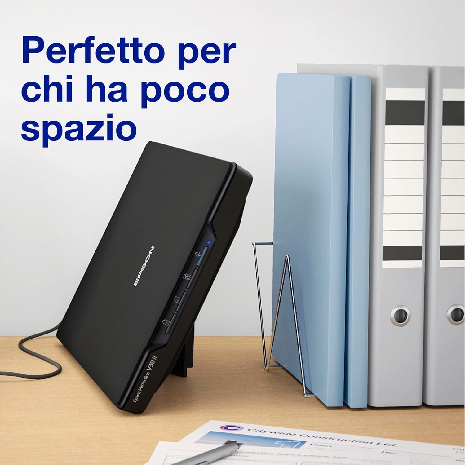 Epson Perfection V39 II Photo and Document Scanner, Black