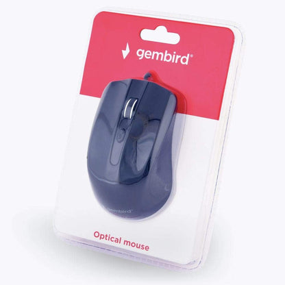 Mouse USB Optical/Black MUS-4B-01 Gembird