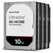 WD Ultrastar DC HC330 WUS721010ALE6L4 - Vaste schijf - gecodeerd - 10 TB - Intern - 3.5" - SATA 6Gb/s - 7200 tpm -Buffer: 256 MB - Self-Encrypting Drive (SED) (0B42266