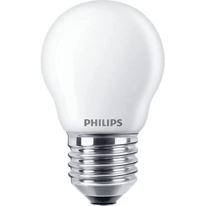 Philips LED Premium Classic P45 Frosted Light Bulb  40W, Cool White 4000K, Non Dimmable.