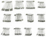 ELEGANCE 90277 Metal Pins, Pack of 120, Silver, 4.1 x 0.6 cm